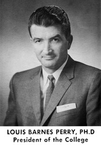 Louis B. Perry, Whitman College President in 1959